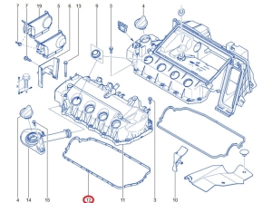 USZCZELKA POKRYWY ZAWORÓW 1.2 16V RENAULT 7701059314