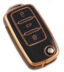 ETUI NA KLUCZYK BRELOK VOLKSWAGEN złote