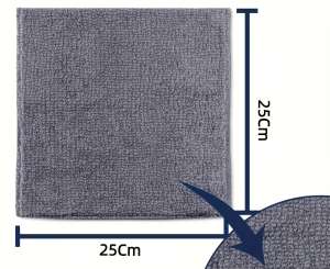 PUSZYSTY CHŁONNY RĘCZNIK Z MIKROFIBY DO OSUSZANIA SAMOCHODU 25cm x 25cm 
